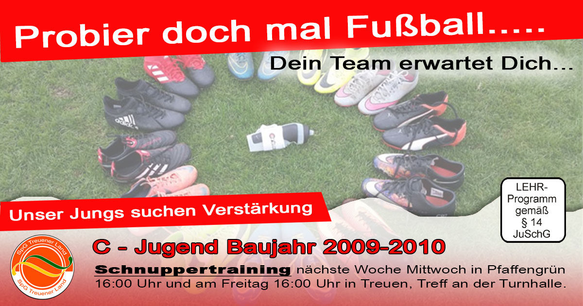 C-Jugendspieler gesucht